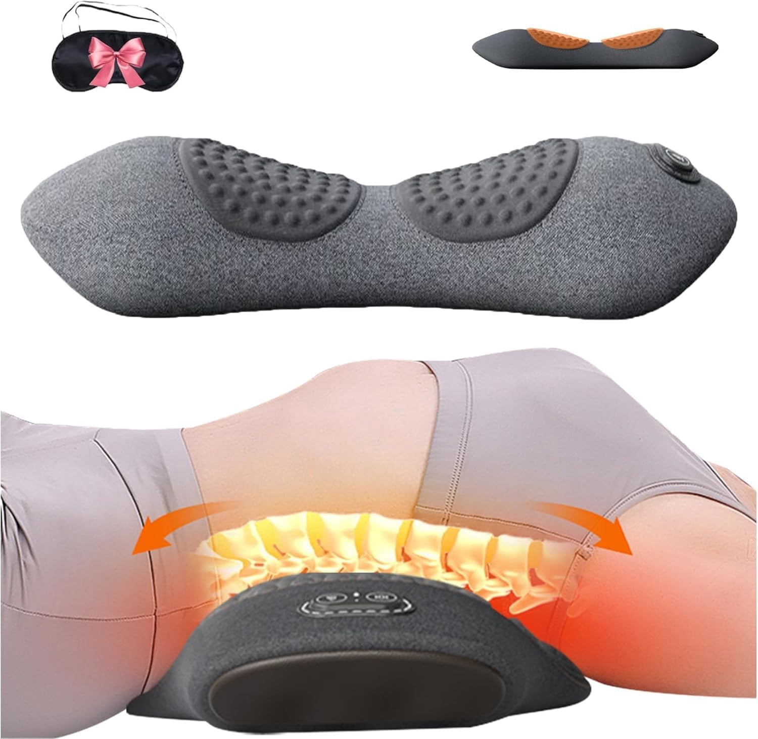 My Soothe Lab 3 in 1 Back Massager, 2025 New My Soothe lab Back Massager, Soothe 3 in 1 Back Massager for Neck and Shoulder and Back,Bring You a New Comfortable Experience (Gray * 1pcs)