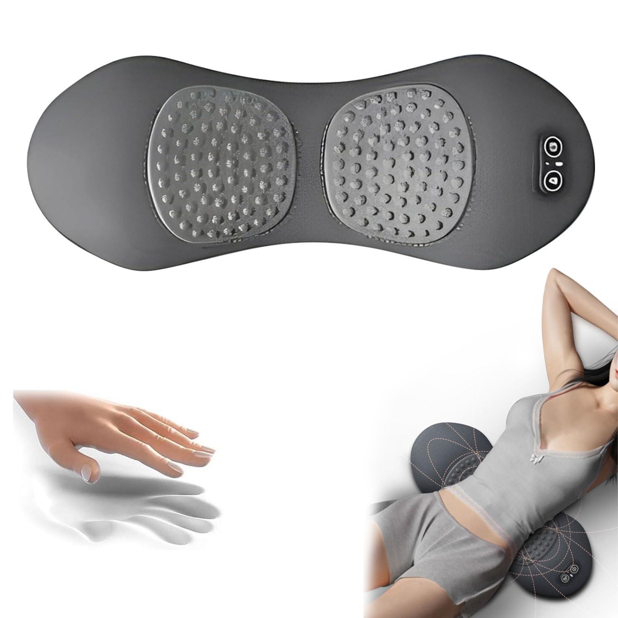 My Soothe Lab 3 in 1 Back Massager, 2025 Upgrade 3 in 1 Back Massagers with  Traction Lifting and Vibration Massage and Heat Compress Against Pain,  Sciatica Massager for Neck and Shoulder and Backs - Walmart.com