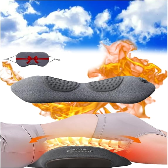 3 in 1 Back Massager, 2026 Upgraded Soothe 3 in 1 Back Massager,Mysoothelab Soothe 3 in 1 Back Massager for Neck, Shoulder and Back, Bring a New Comfortable Experience (Gray)
