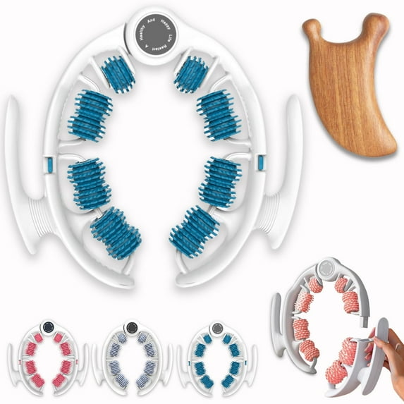 Soothe Silk Massager-SootheSilk Anti Cellulite Massager, 180° Wide Open and Close Angle, Cellulite Massage Roller with Detachable Rollers Handles for Thighs, Legs, Waist & Buttocks