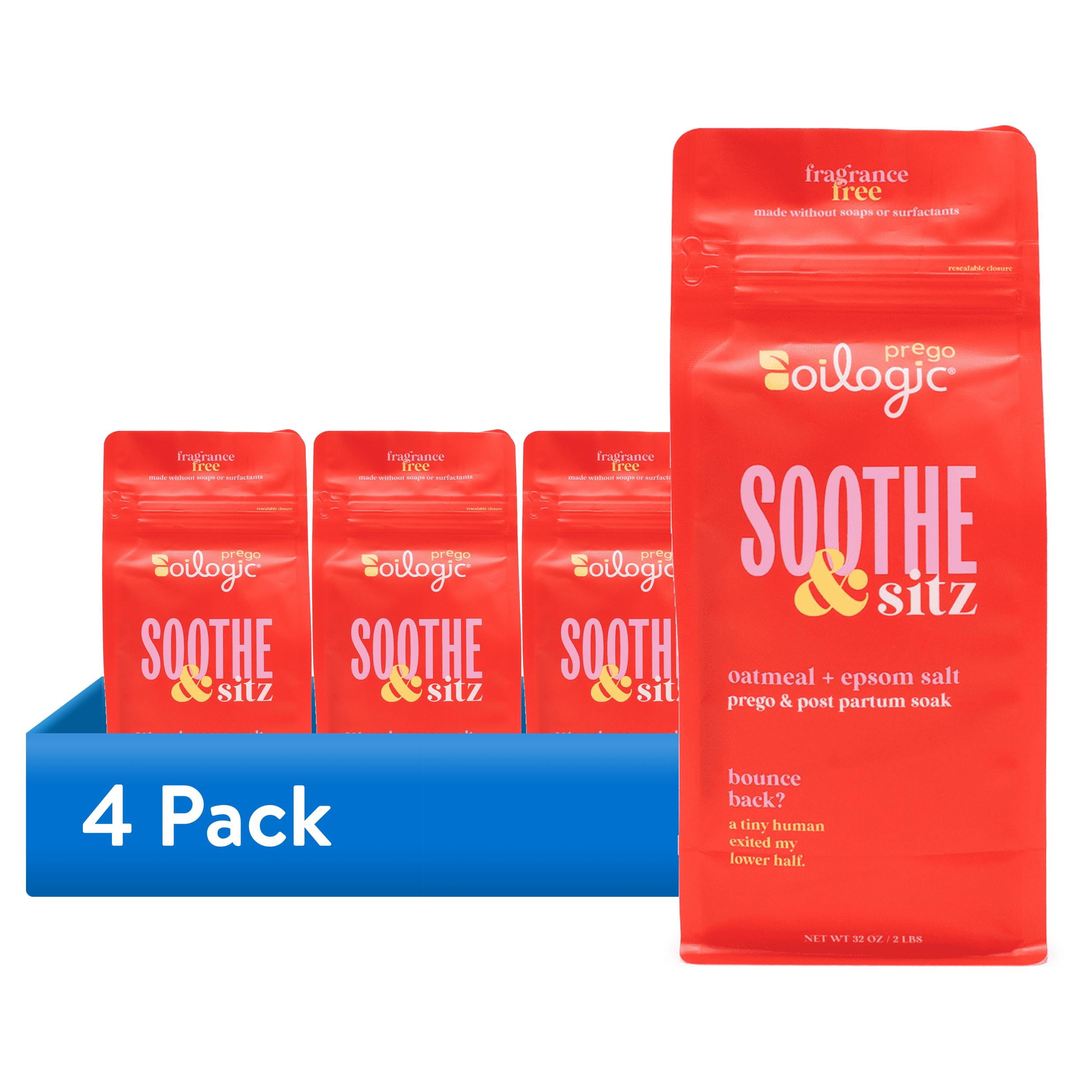 (4 pack) Soothe & Sitz Oatmeal + Epsom Salt Pregnancy and Postpartum Soak
