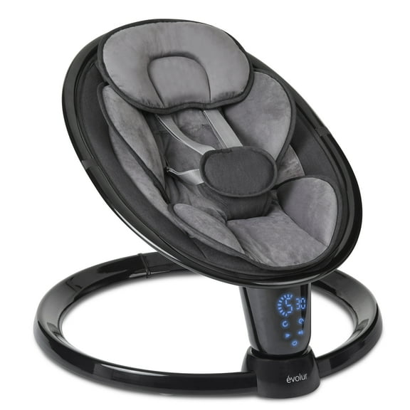 SootheSway Swing by Evolur, Black