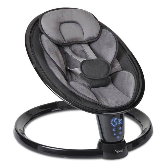 SootheSway Swing by Evolur, Black