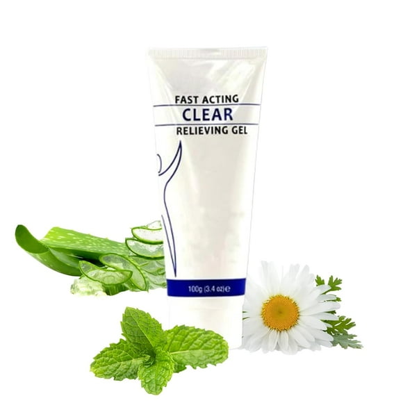 Soothing Cooling Gel 100g, Relieving Body Gel, Cooling with Menthol and Frankincense, Sports Soothing Cooling Gel Body Care Lotions, Fast Acting Clear Pain Relieving Gel (1)