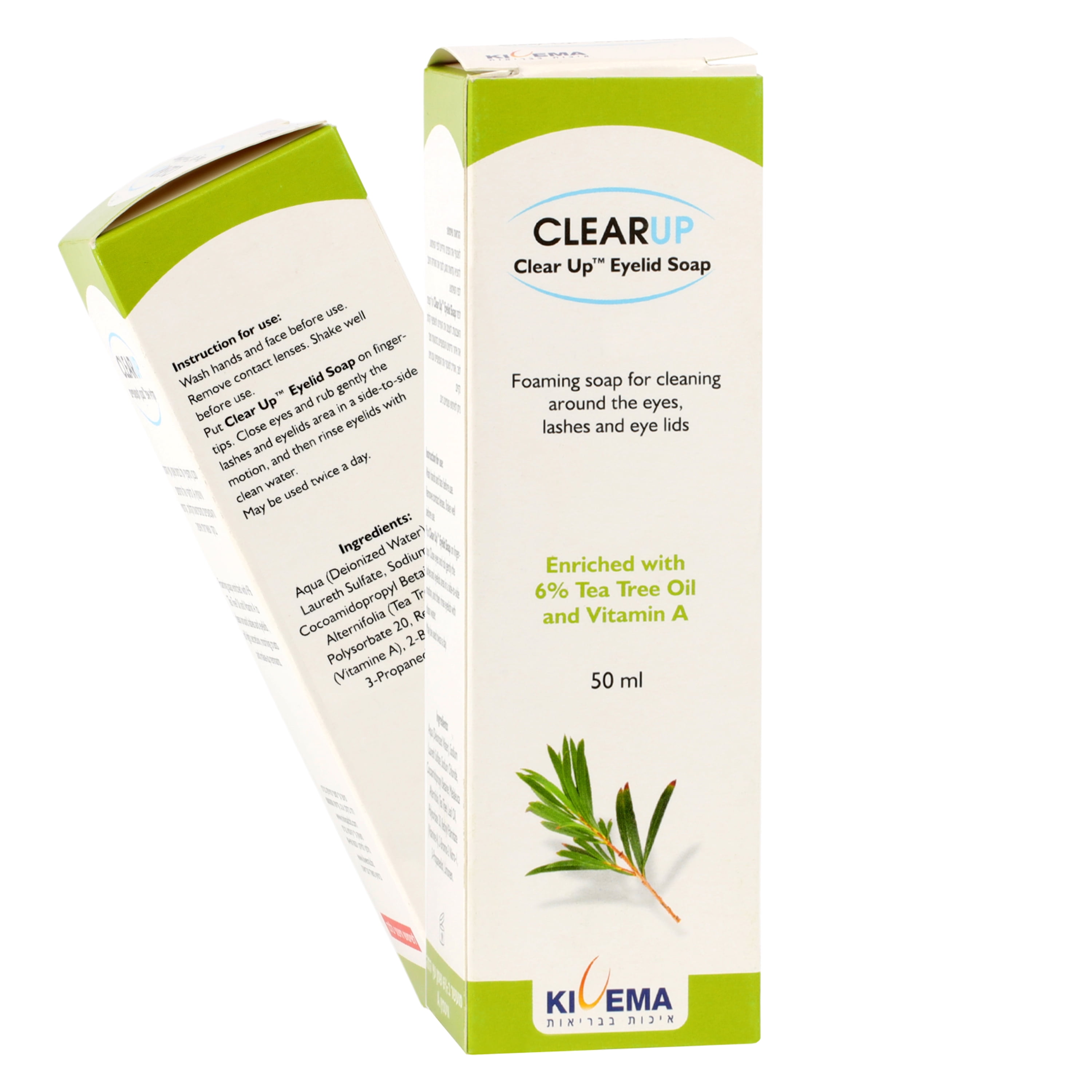 Soothing Eyelid Cleansing Foam with 6 Tea Tree Oil Gentle Relief for