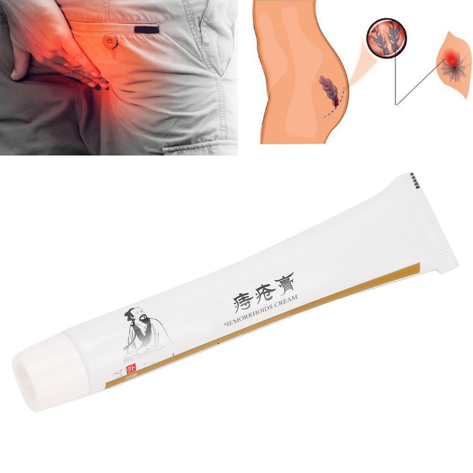 Soothing Hemorrhoid Plexus Cream, Hemorrhoid Symptom Treatment Cream