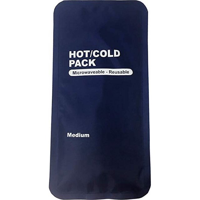 Soothing Hot & Ice Cold Reusable Gel Pack (5" x 11"), Reusable, Microwaveable Hot/Cold Pack, for