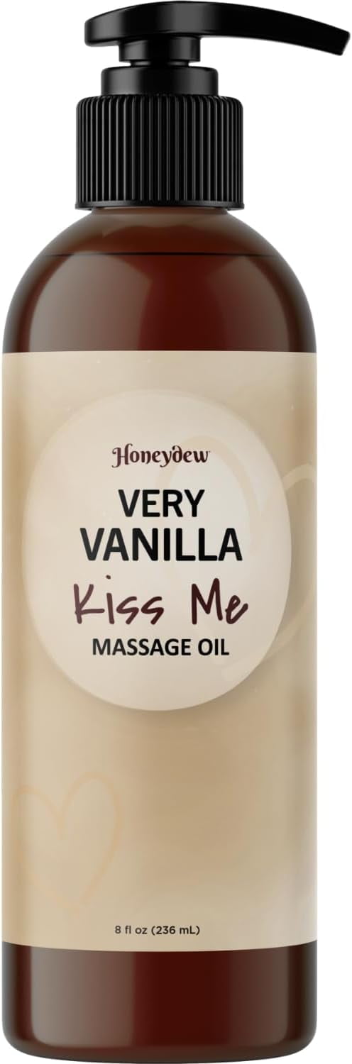 Soothing Massage Oil for Intimacy - Honeydew Aromatherapy Vanilla Body Oil  for Massage - Alluring Full Body Massage Oil for Men and Women 8 fl oz
