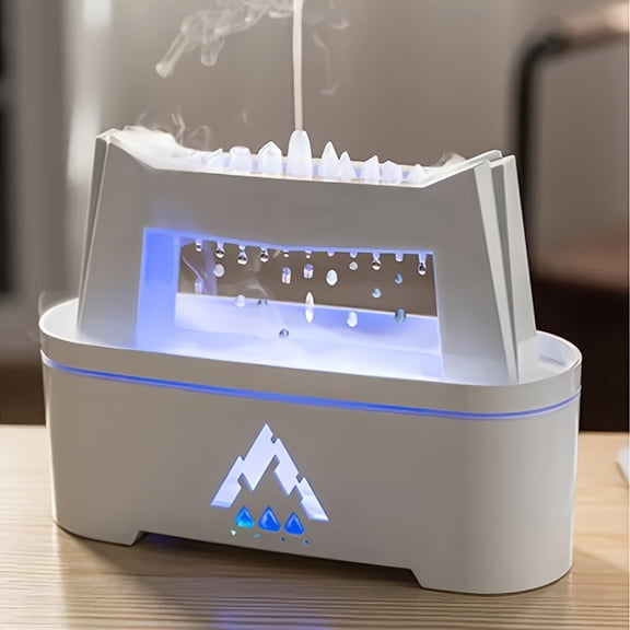 Soothing Raindrop 300ML Aromatherapy Essential Oil Diffuser with LED Light, Quiet Humidifier, Auto Shut-Off for Home, Office, Yoga & Spa