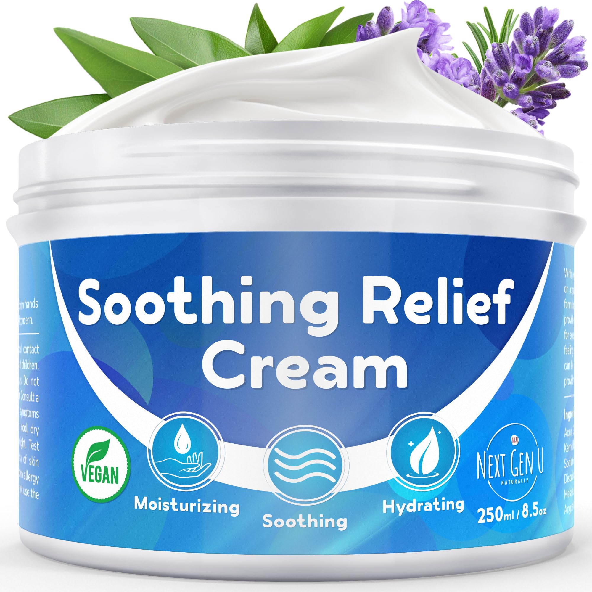 Soothing Relief Cream (8.5 AIF4 oz), SteroidFree AntiItch Cream w/Oat