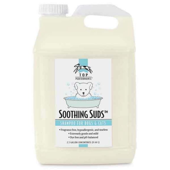 Soothing Suds Pet Shampoo Dog Cat Sensitive Skin Concentrated Gallon Choose Size (2.5 Gallon)