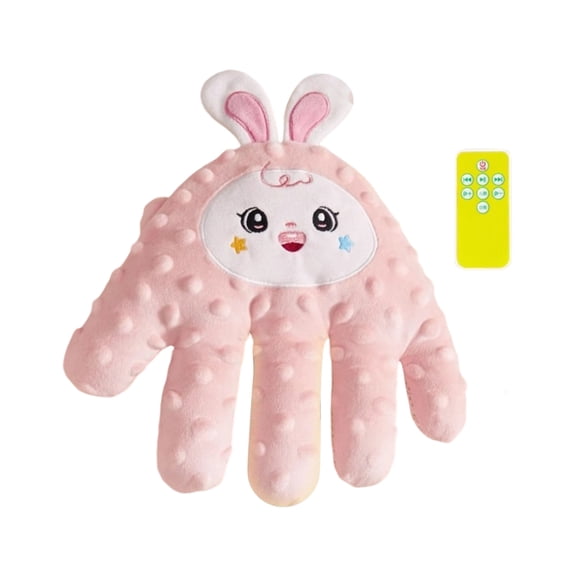 Soothing Tool and Rhythmic Cuddle Pillow for Sleep Support with Remote Control and Micro Pressure Technology for Restful Night Lying Pillow Pink