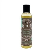 Soothing Touch Bath and Body Massage Oils, Peppermint Rosemary, 4oz
