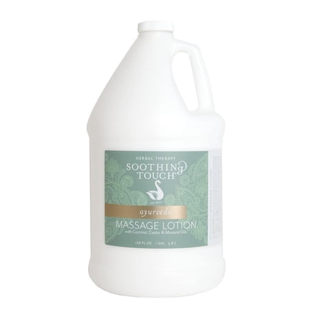 Soothing Touch Ayurveda Massage Lotion, Unscented, 128 Ounce