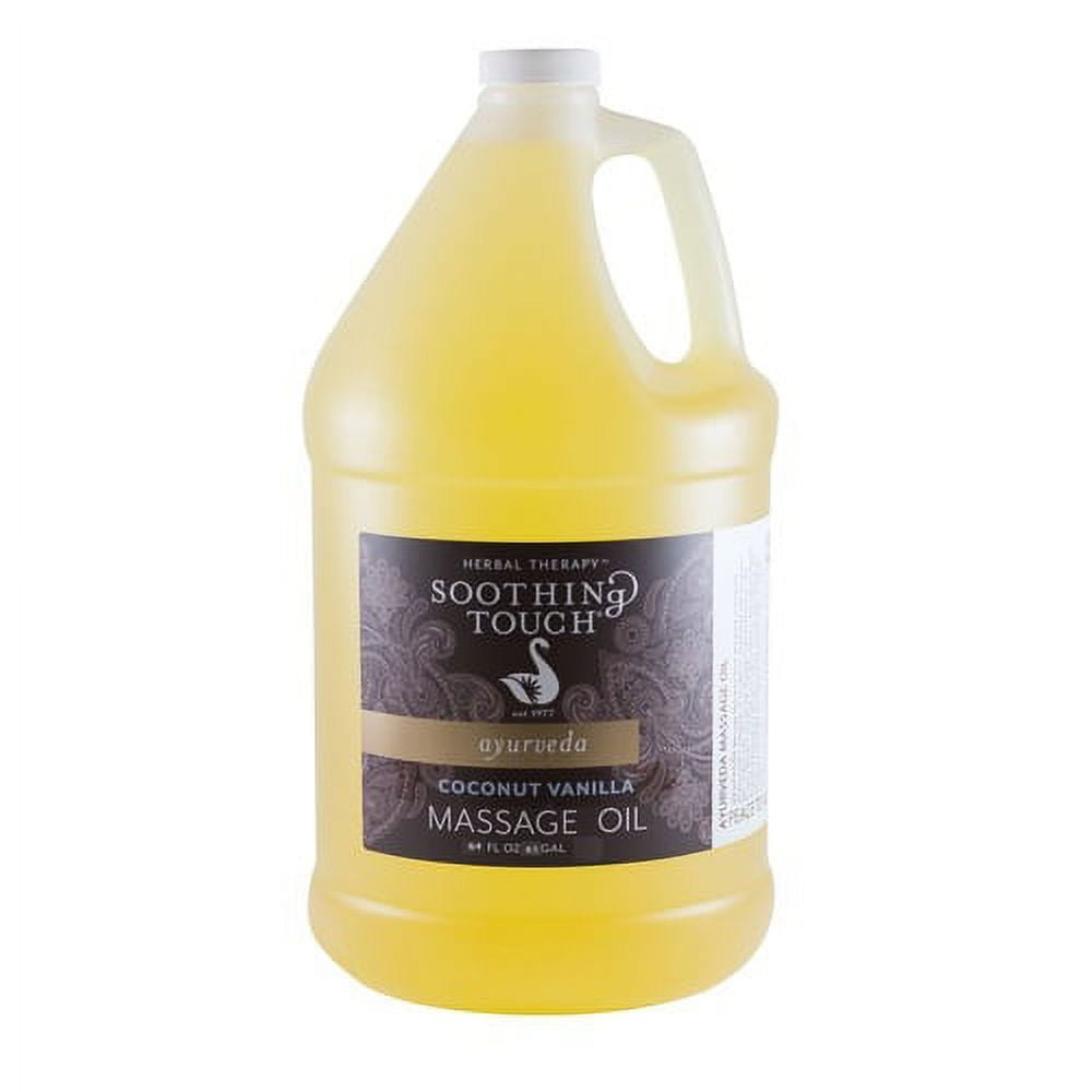 Soothing Touch Coconut Vanilla Massage Oil, Half Gallon