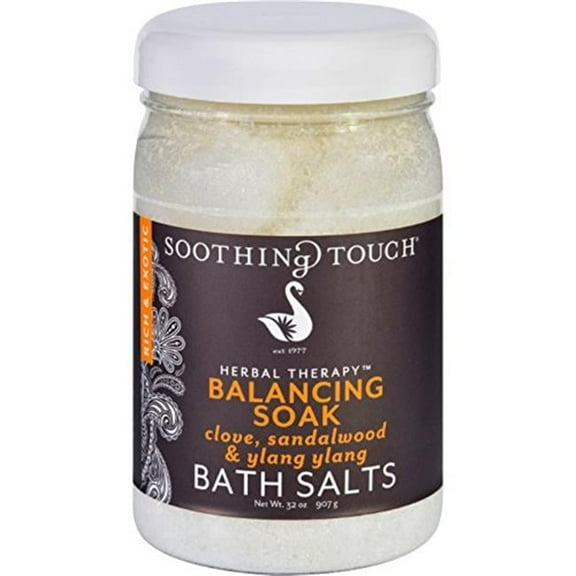 SOOTHING TOUCH, BATH SALTS,BALANCING SOAK 32 OZ