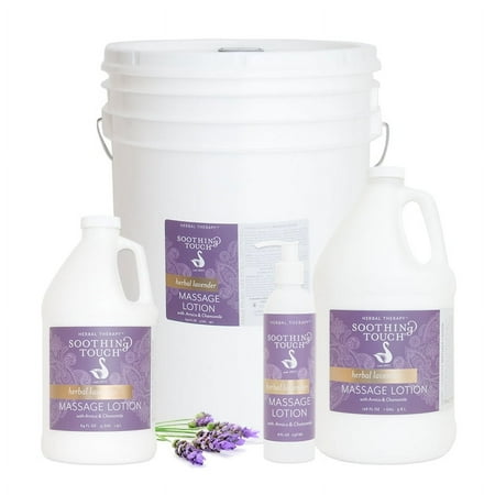 Soothing Touch Herbal Lavender Massage Lotion (8 Ounces)