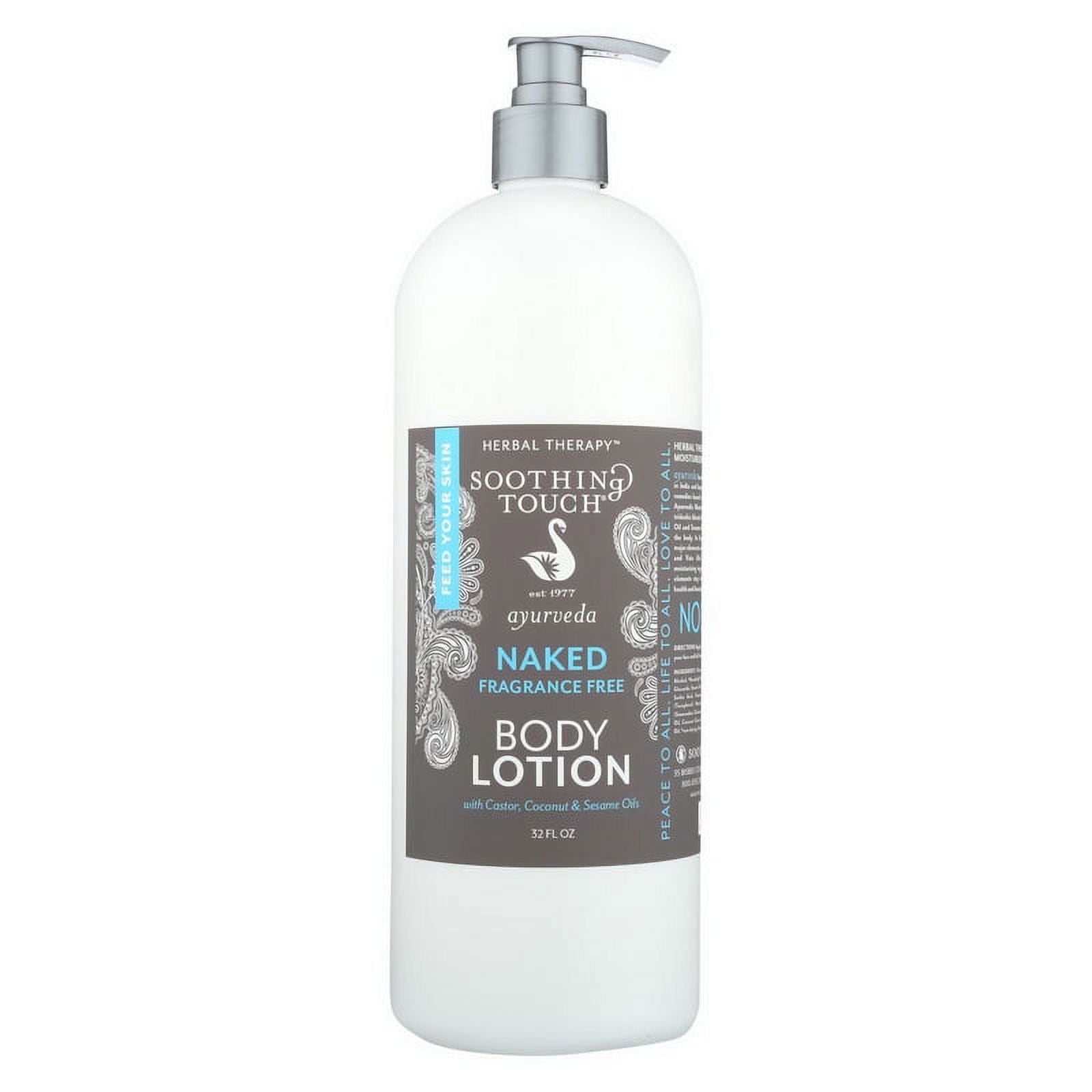 Soothing Touch Naked Fragrance Free Body Lotion with Ayurvedic Oils
