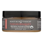 Soothing Touch - Organic Herbal Brown Sugar Scrub Rest & Relax Tuscan Bouquet - 8 oz.