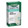 thumbnail image 1 of Soothing and cooling burn bandages, instant cooling, various sizes, 8 pack, 1 of 4