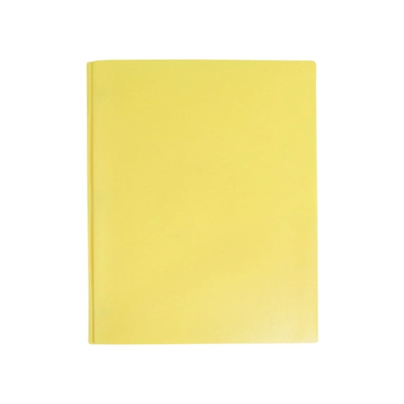 Soovim 1Pack 3-Prongs Folders with Two Front Pocket, Folders with Pockets, Plastic Folder with Prongs for Office, A4/Letter Size