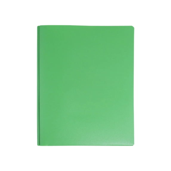 Soovim 1Pack 3-Prongs Folders with Two Front Pocket, Folders with Pockets, Plastic Folder with Prongs for Office, A4/Letter Size
