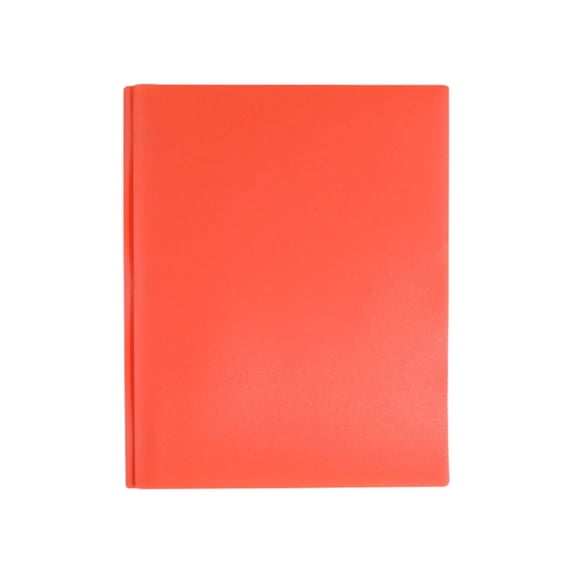 Soovim 1Pack 3-Prongs Folders with Two Front Pocket, Folders with Pockets, Plastic Folder with Prongs for Office, A4/Letter Size