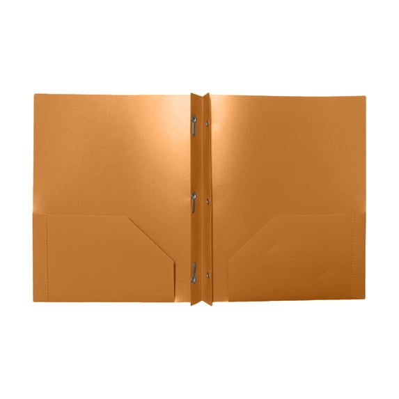 Soovim 1Pack Plastic 2 Pocket Folders with 3 Prongs, A4 Folders with Pockets, Pocket Folders for Office, Letter Size