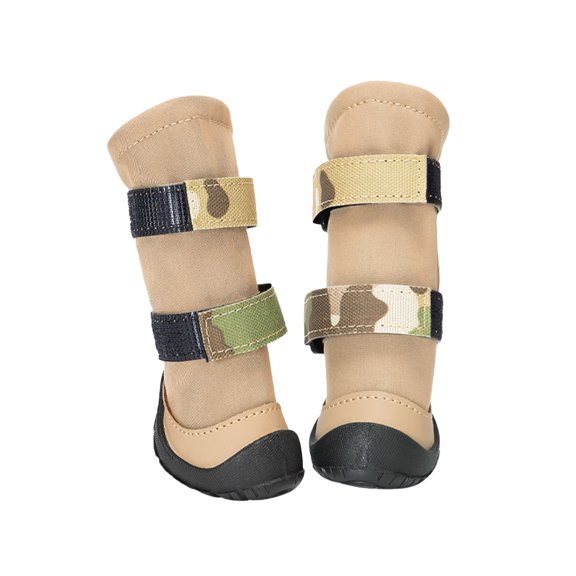 Soovim Nylon Pet Hiking Boots 2pc,Lightweight Trail Paw Protector for Small Dogs & Cats,Outdoor Walking Shoes with Anti- Sole,All-Weather Protection