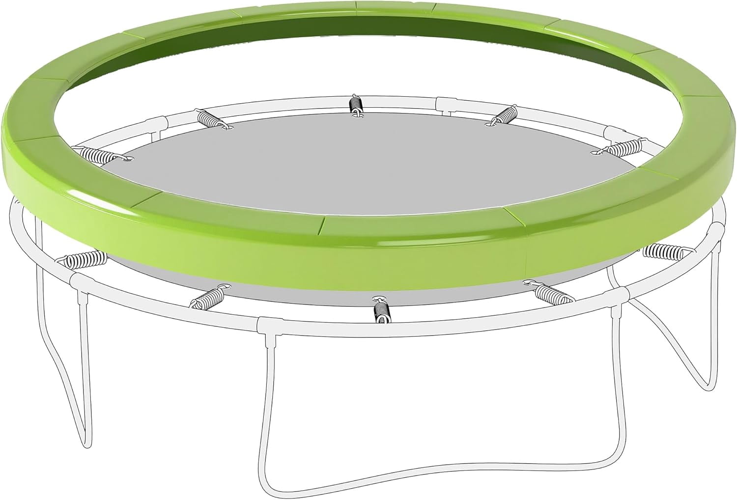 Soozier 12FT / 14FT Trampoline Spring Cover, Safety Trampoline Pad ...
