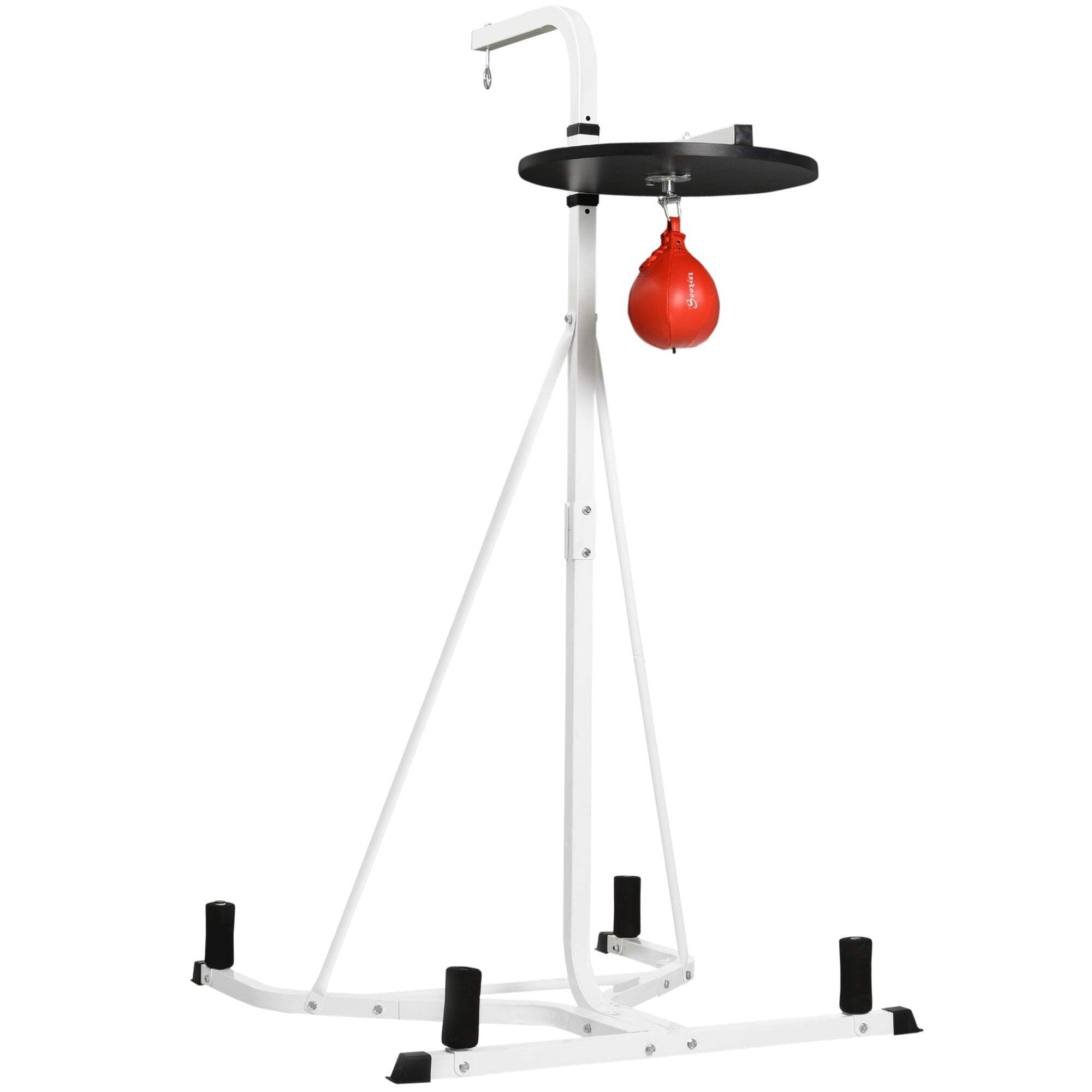 Soozier 2 In 1 Punching Bag Stand, Adjustable Height Heavy Bag Stand