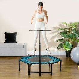 Stamina intone oval fitness rebounder trampoline for cardio with handlebars sale
