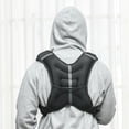 thumbnail image 1 of Soozier Body Weighted Vest W/ Pocket, Weighted Running Equipment, Black, 1 of 9