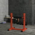 thumbnail image 1 of Soozier Bulgarian Split Squat Stand, 12-Level Leg Training Machine, Red, 1 of 10