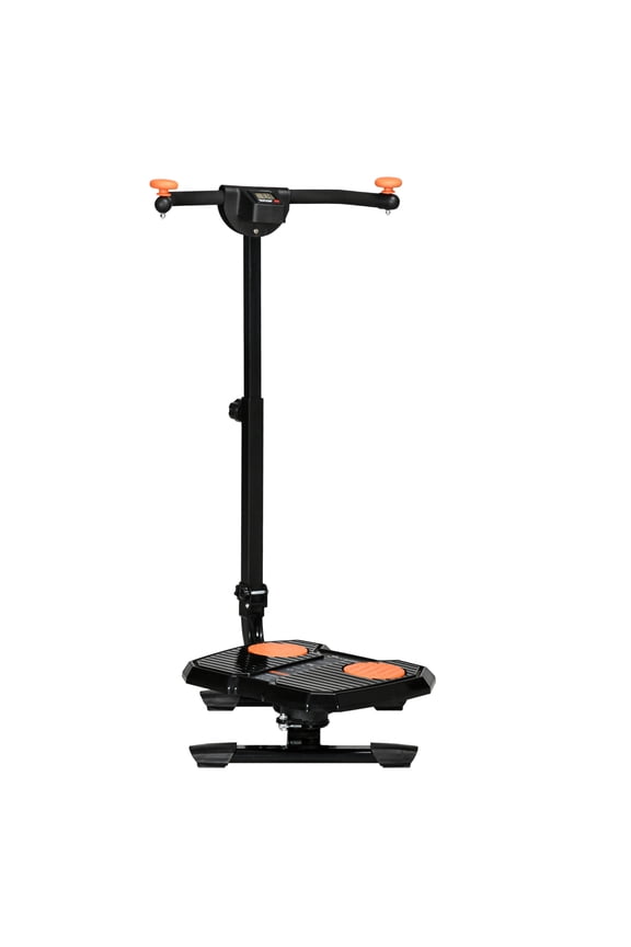 Soozier Foldable Ab Twister Board for Waist Trimming with Screen Showing Time, Calories, Etc., Ab Workout Equipment for Women & Men, Fitness Training Ab and Butt Workout Equipment
