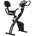 thumbnail image 1 of Soozier Folding Exercise Bike,3-In-1 Recumbent Exercise Bike,Upright Workout Bike & Arm Resistance Bands,Adjustable Seat,8-Level Magnetic Resistance,Black,Black Steel Fitness Sports Fitness Exercise, 1 of 1