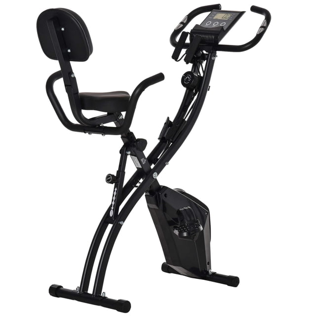 Soozier Folding Exercise Bike, 3 In 1 Recumbent Exercise Bike, Upright