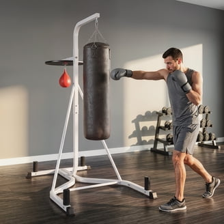Everlast Single Station Heavy-Duty Punching Bag Stand, 100 lb Cap