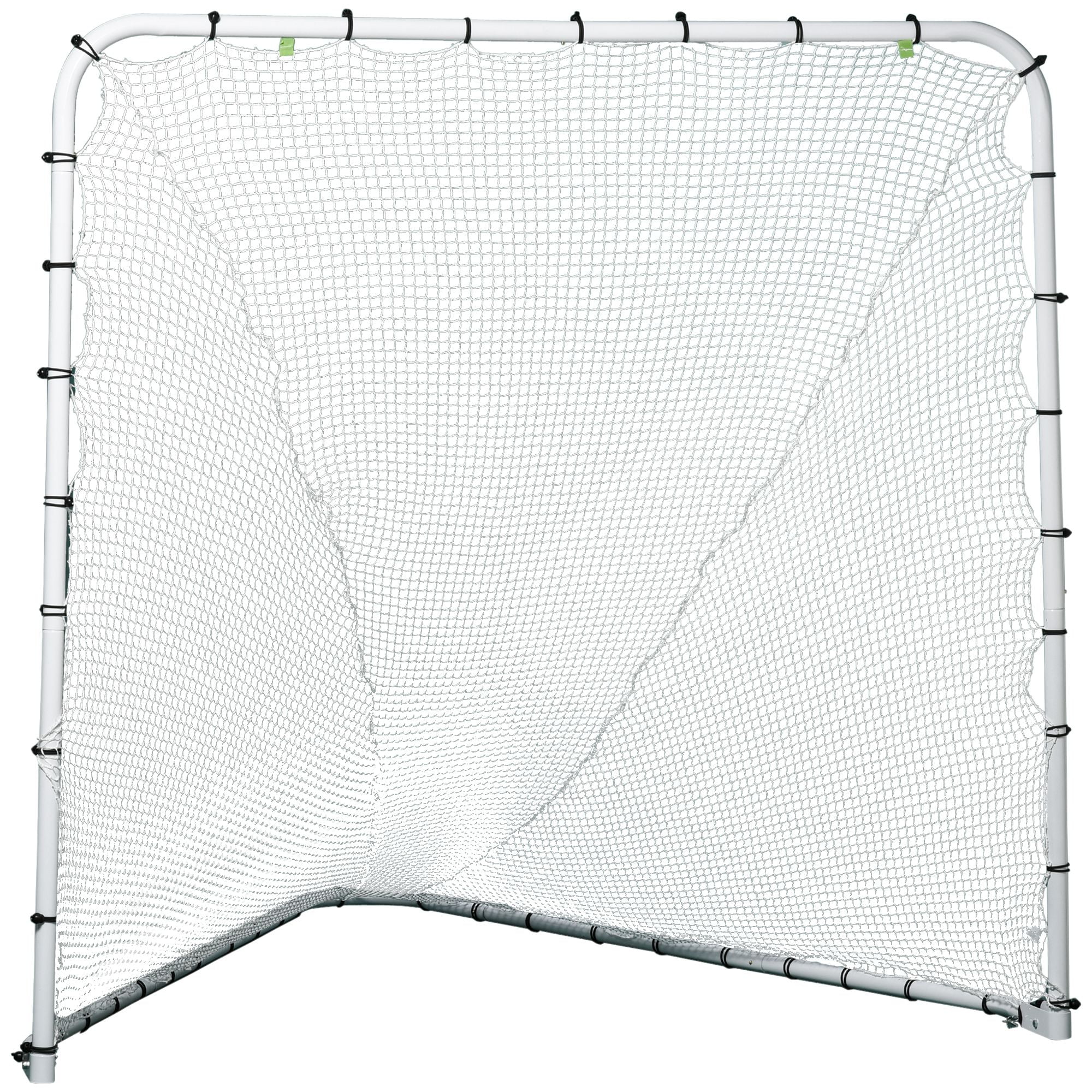Soozier Lacrosse Net w/ Steel Frame, Backyard Folding Lacrosse Goal, 6