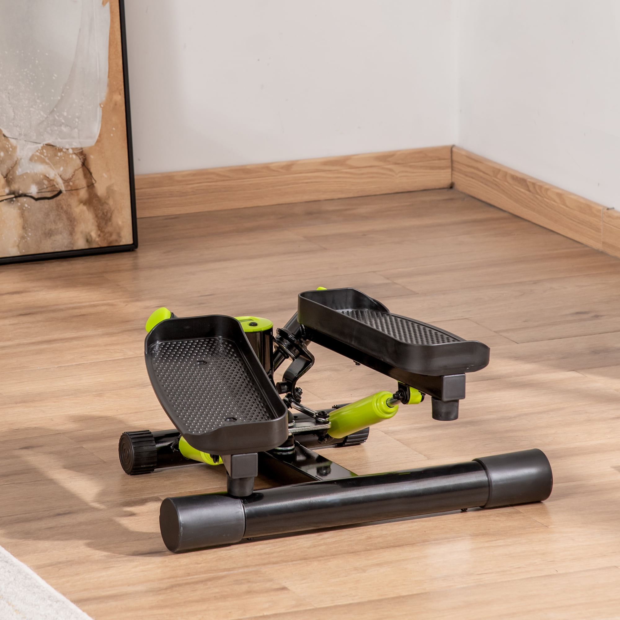 Soozier Compact Fitness Step Machine, Mini Stepper with Shock