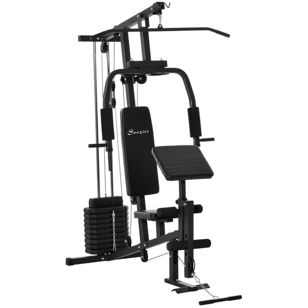 Soozier Multifunctional Home Gym Equipment, Full Body Workout