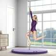 thumbnail image 1 of Soozier Pole Dance Crash Mat, Foldable Pole Padding with Carrying Handles, Purple, 1 of 9
