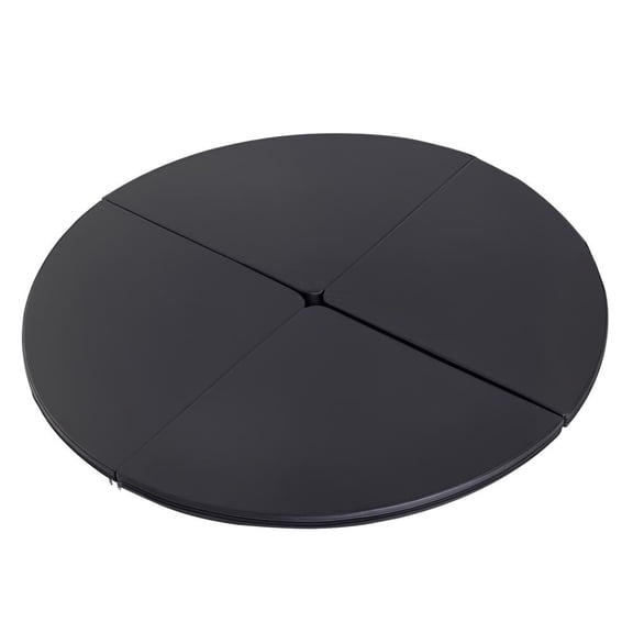 Soozier Pole Dance Mat, 2"T x 5'W Folding Pole Crash Mat for Home, Lightweight and Foldable, Black