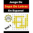 thumbnail image 1 of Sopa de Letras Juego De Sopa De Letras En Espanol Letra Grande: Spanish Word Search Puzzles Book Large Print (Volume 1), Book 1, (Paperback), 1 of 1