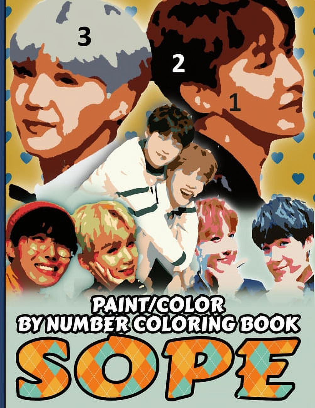 Jhope Dots Lines Spirals Coloring Book: Jeong Hoseok Coloring Book - Adults  & kids Relaxation Stress Relief - Famous Kpop Rapper & Danser jhope Colori  (Paperback)