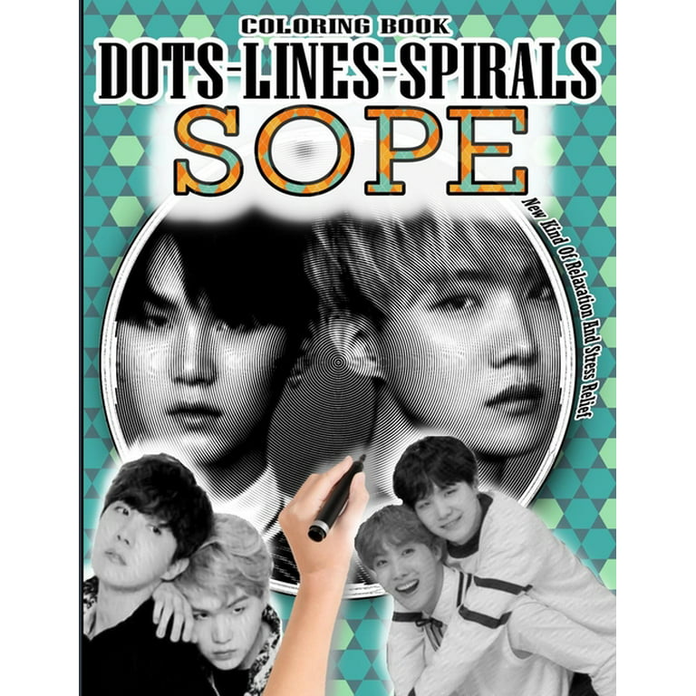 Buy BTS - Dots Lines Spirals Coloring Book: New kind of stress coloring book  for adults Online at desertcartEcuador