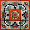 thumbnail image 1 of Sopeira Mexican Tile Set Backsplash Mural, 1 of 1