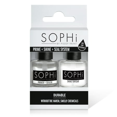 Sophi by Piggy Paint Prime + Shine + Seal System Nail Polish, 1 fl oz