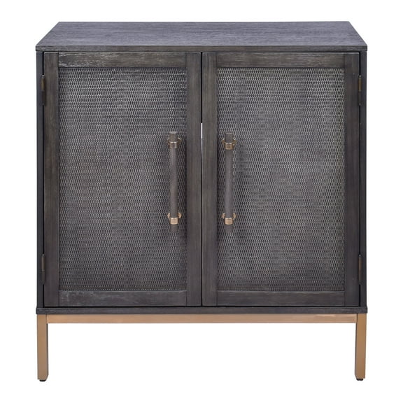 Sophia 2-Door Cabinet, Antique Black