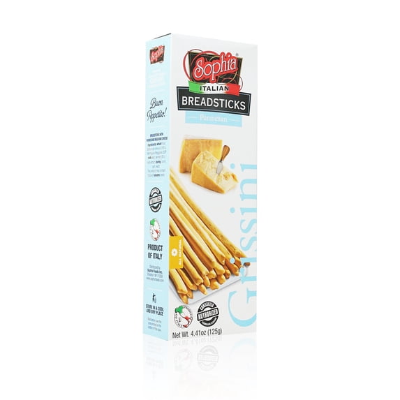 Sophia Bread Sticks "Grissini" - Parmesan (12-pack)